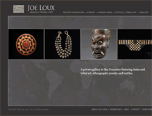 Tablet Screenshot of joelouxasianandtribalart.com